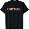 Spice Girls Official Logo T-Shirt_ Classic Fit, Crew Neck, Short Sleeve, Black