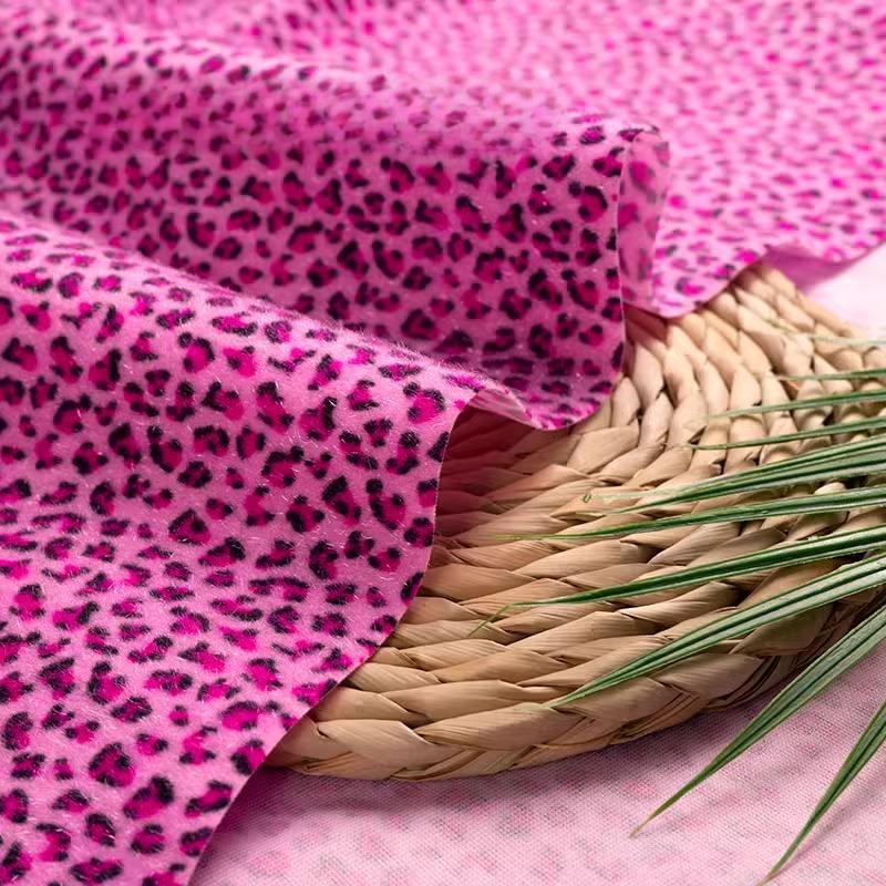 50x160cm Plüschstoff mit Leopardenmuster, Imitation von Nerzfell, für DIY-Nähen, Schuhe, Mützen, Schals, Bänder, Futterstoffe, Kleider