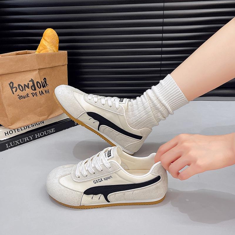 Comfortable little white shoes women's new casual board shoes flat student sports shoes women