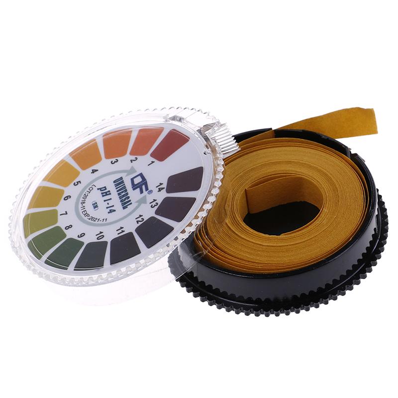 1Roll/5M Laboratory Ph Indicator Test Strip 1-14 Paper Litmus Alkaline Acid