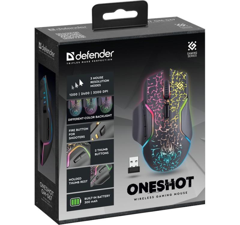 WIRELESS GAMING MOUSE O NESHOT GM-067