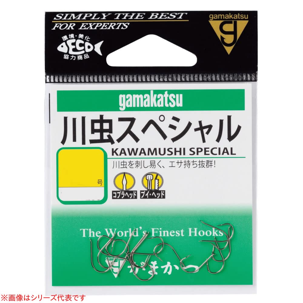 

Gamakatsu Kawamushi Special Hook, Brown, Size 4 Fishing Hook