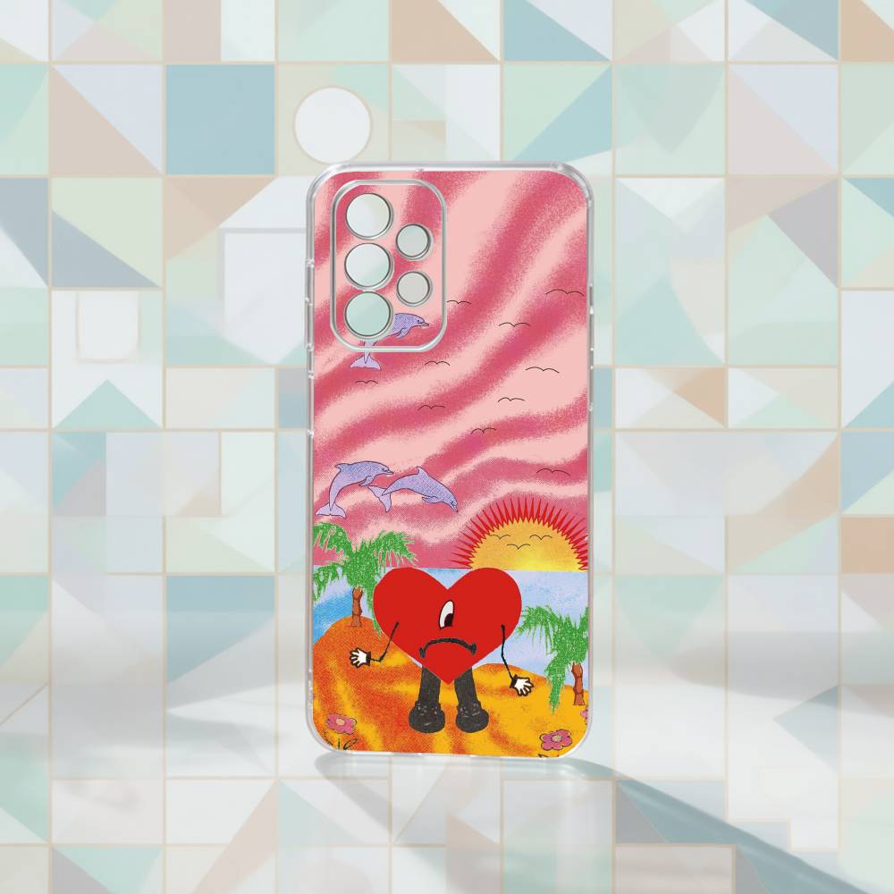 Bad B-bunny F-fondo Phone Case For Samsung S25,S24,S21,S22,S23,S30,Ultra,S20,Plus,Fe Transparent Cover
