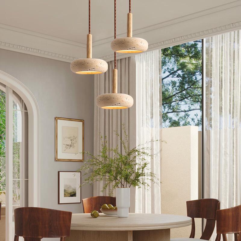 Nu Feng Japanese Travertine Retro Dining Lamp
