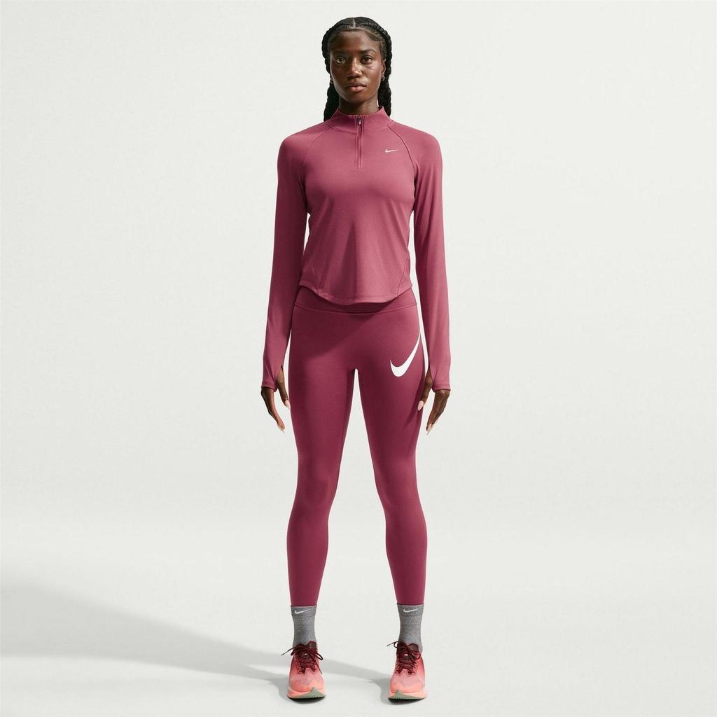 Nike Womens/Ladies Swoosh Long-Sleeved Running Top