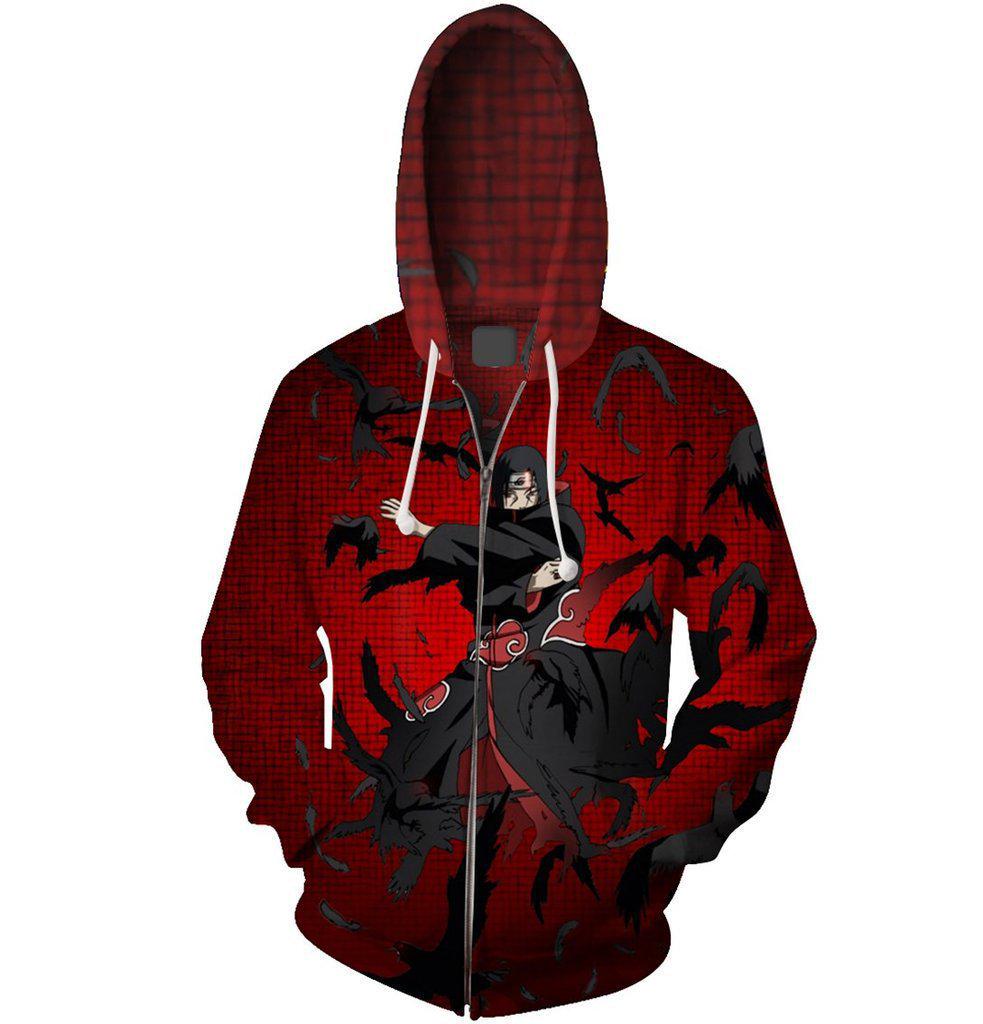 Naruto 3D-Druck Hoodie für Paare - Frühling/Herbst Stil Sportbekleidung