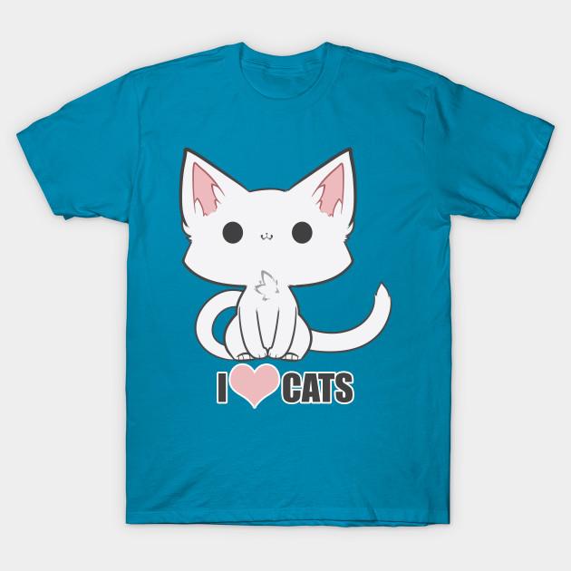 

Новая модная мужская футболка I 3 Cats с короткими рукавами и принтом, повседневные футболки 4XL кислотные синий