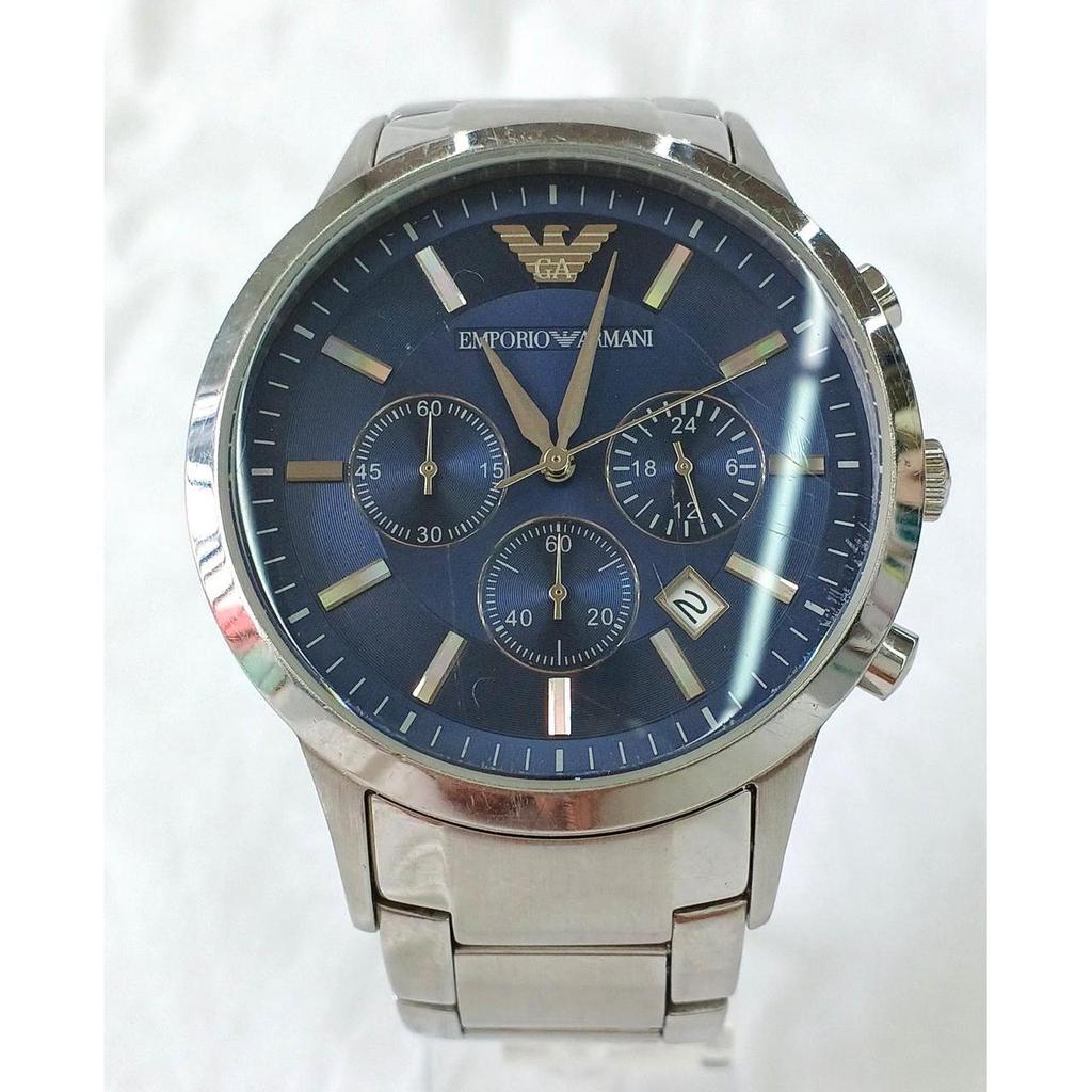 Used EMPORIO ARMANI AR-2448 Quartz Chronograph