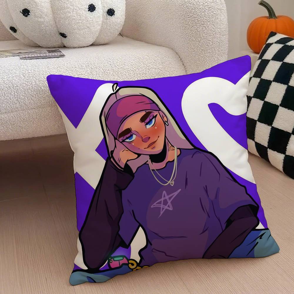 Певица Y-Young Miko Наволочка Наволочка против пылевых клещей Потайная молния Шелковистый короткий плюш Наволочка для диванной подушки 12x12Inch