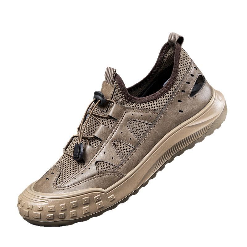 Summer Sandals Men's Outer Wear Hollow Hole Shoes Outdoor Leisure Sports Mountaineering Wading River Shoes Men