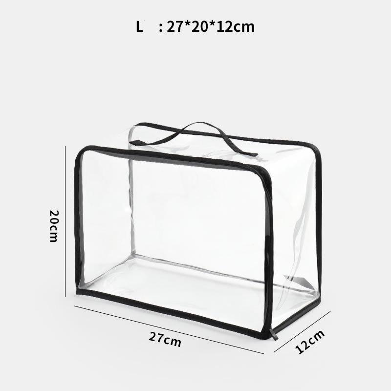 Saco de Armazenamento de Luxo Selado Transparente para Bancada Doméstica Saco de Armazenamento Capa Protetora à Prova de Poeira, Umidade e Mofo