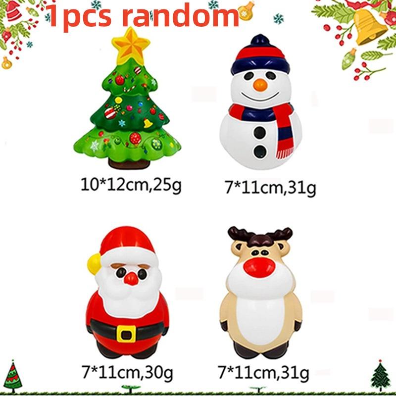 

Різдвяні іграшки Дід Мороз Різдвяна ялинка Стискаюча стрибаюча іграшка 2025 Подарунок для зняття стресу Прикраса для різдвяної вечірки Прикраса Other