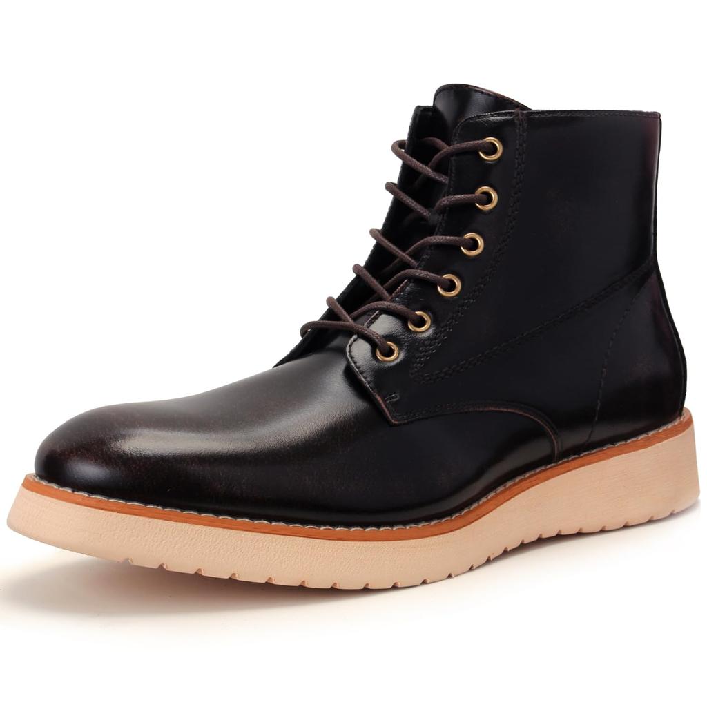 AmeStar Leather Boots with Waterproof Lightweight Perfect for Outdoor Fall and Warm and Sizes Size Men's Midsole, Non-Slip Sole, Design, Activities,