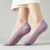 Soft Sponge Bottom Ice Silk Boat Socks for Women Non-slip and Non-falling Shallow Invisible Boat Socks Summer Thin Women's High Heels Socks