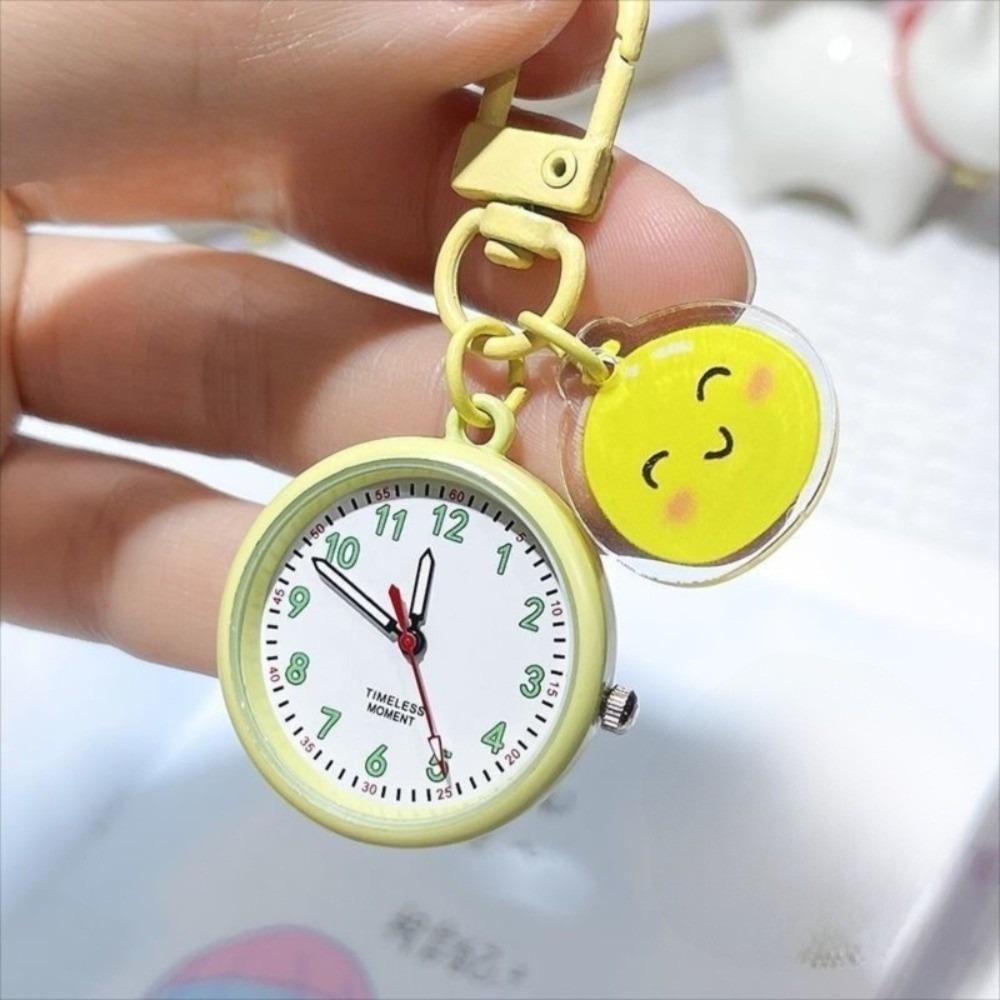 Easy Reading College Cute Backpack Pendant Portable Time-Telling Wall Clock Decoration Daily Wear