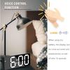 Alarm Clock Led Display Digital Mirror Alarm Clock Battery Plug-in Dual Purpose Clock Snooze Night Mode Alarm Clock Suitable for Bedroom Office Clock