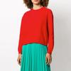 Sweaters Women's Red Crew Neck Moderate Straight Fit 609656-XKAP0-6509