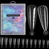Dual Nail Extension Form Tip 120pcs Set H Type Clear