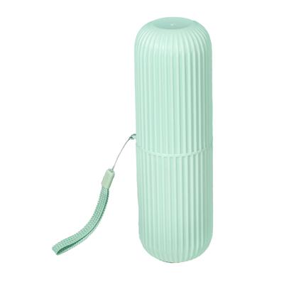 Reise-Zahnbürstenbecher Tragbares Etui Großzügiges Fassungsvermögen Kunststoff Multifunktionaler Zahnpastabehälter für