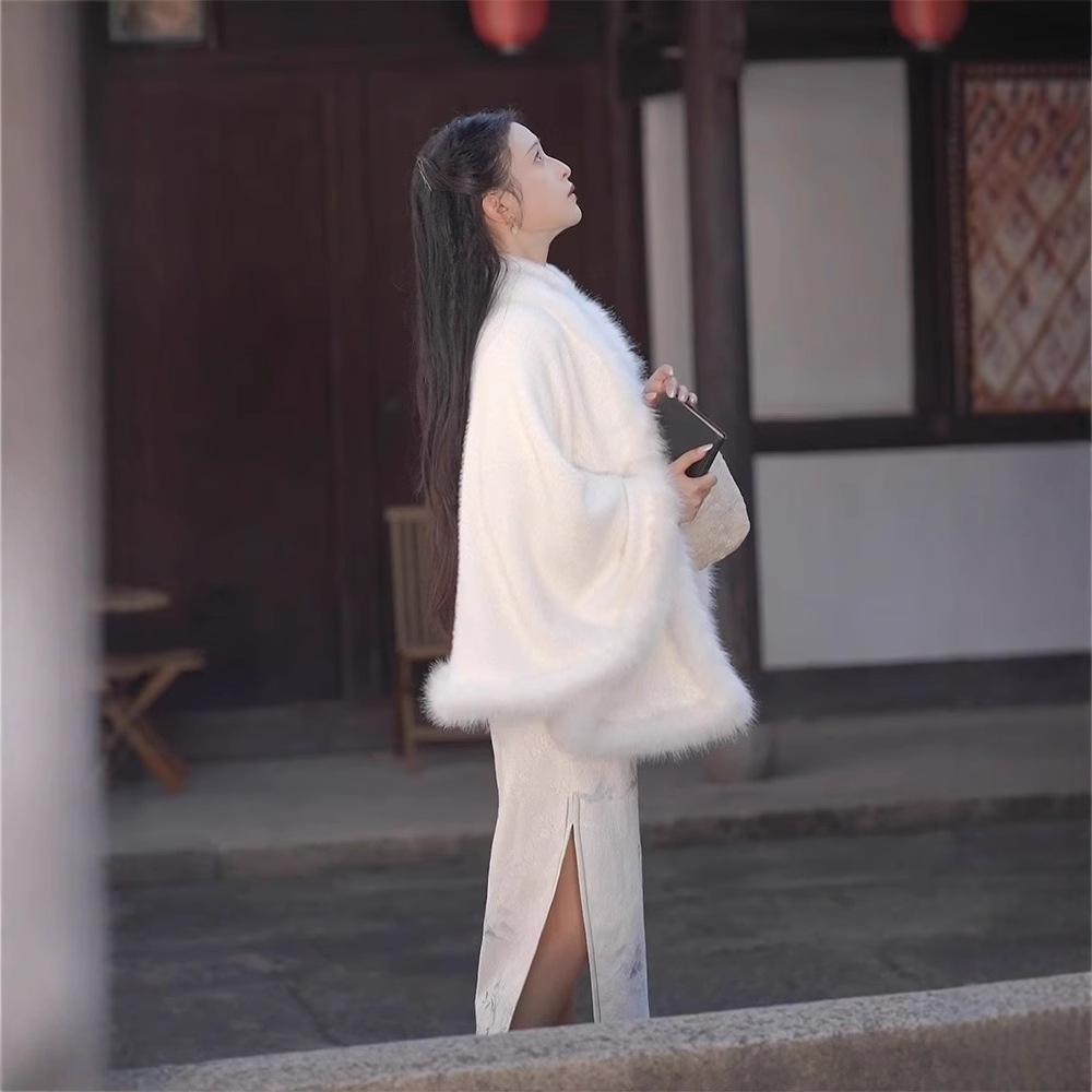 Cheongsam 2025 Elegantní High-End Podzimní/Zimní Dámské Šaty - Moderní Čínský Styl