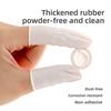 Mehrzweck flexible verdickte Gummi-Fingerlinge, Tattoo-Entferner, wasserdichte und rutschfeste Einweg-Fingerkuppenabdeckungen