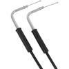 35.4" 39" 43" 47" 51" 55" 59" Stainless Steel Throttle Cable Wire Kit Idle Cable Compatible With Harley Dyna Softail XL 883 1200 Fat Boy Heritage