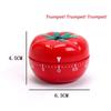 Rote Tomatenform Küchenwecker Mechanische Countdown-Uhr Niedliches Koch-Gadget Langlebiger Erinnerungsalarm für Pomodoro-TimingTachometer 3