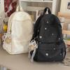 Schoolbag new simple five-pointed star printed backpack waterproof and wear-resistant student schoolbag daily commuting leisure backpack