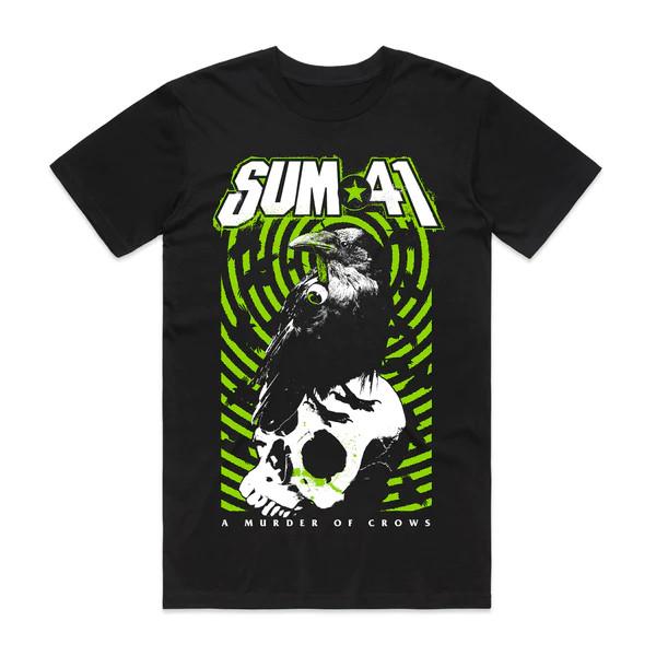 Vintage Sum 41 Music Band Heavy Cotton Black All Size Unisex Tee Shirt BL748