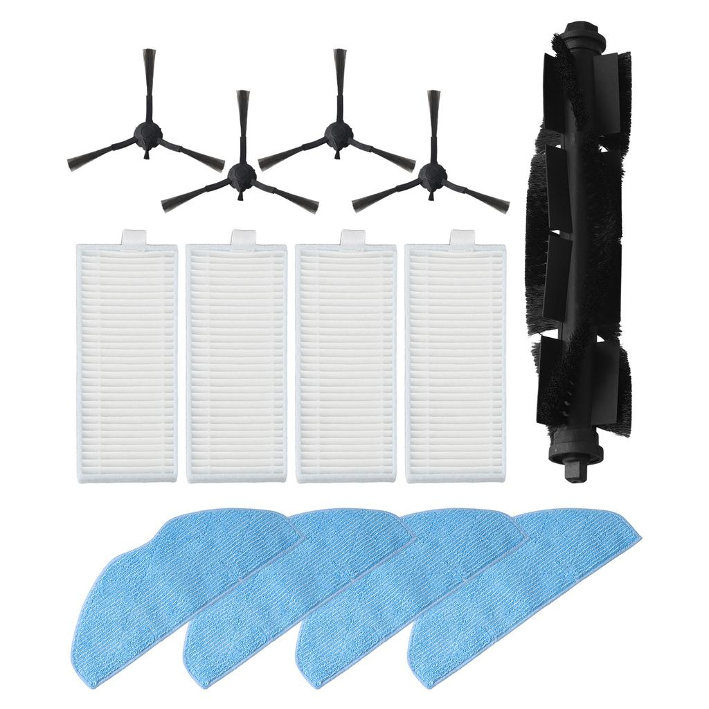 Main Brush Side Brushes Filter Mop Cloth Kit For For Homerun Serie 1111 XU1111/11 Robot Vacuum Cleaner Parts Accessories