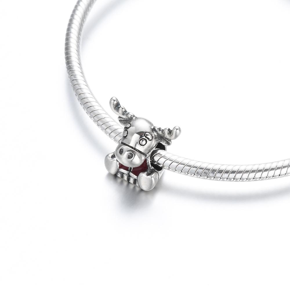 New National Flag Bead Union Lion Charm Pendant Fit Original Decoration Bracelet Women Jewelry Amulet Copper Accessories