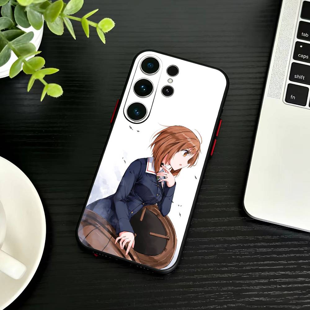 G-GIRLS U-Und P-PANZER Phone Case For Samsung S26,S25,S24,S23,S22,S21,S20,S30,Ultra,Plus,Fe,Note,5G Black Cover