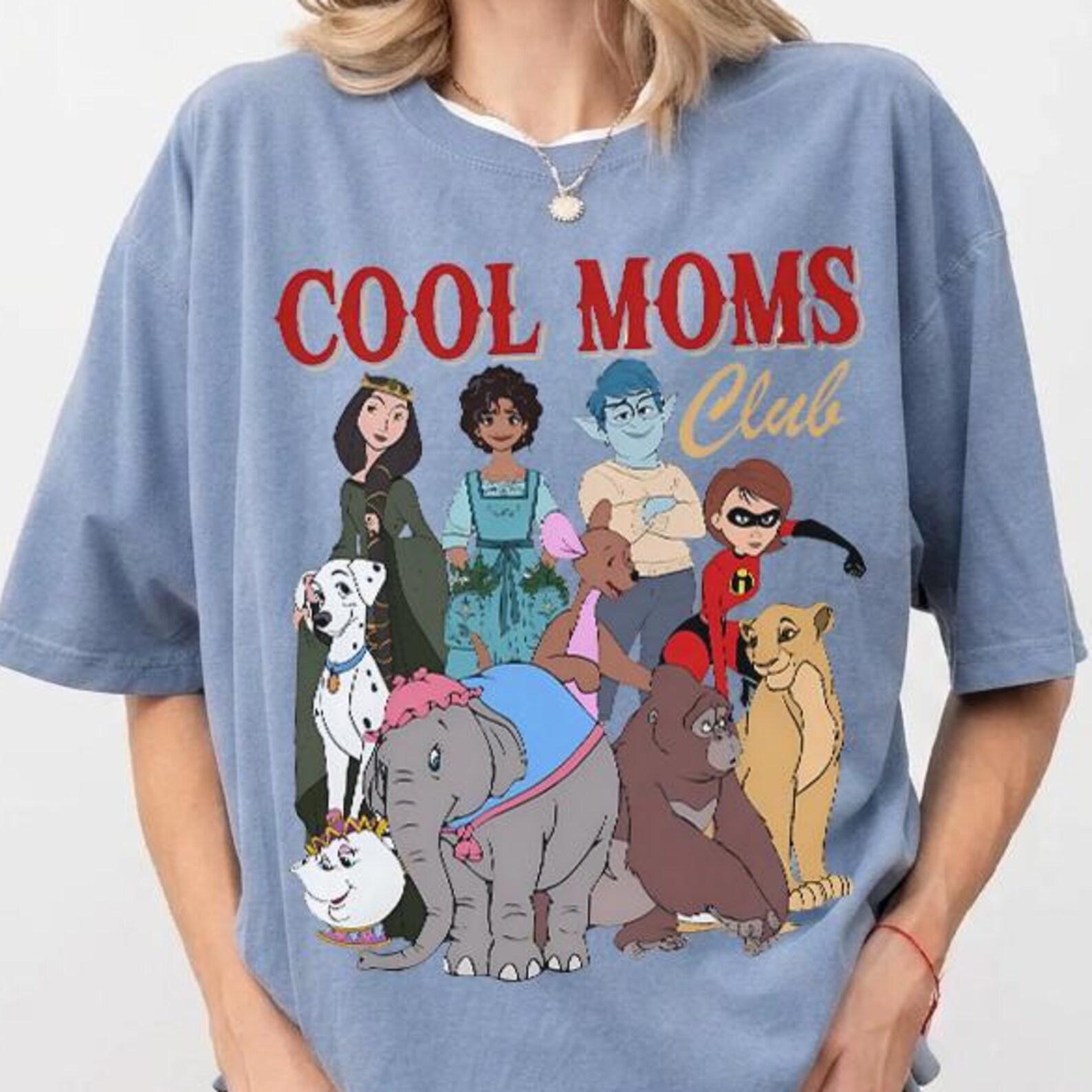 Comfort Colors® Vintage Disney Cool Mom Clubs Shirt - Disney Moms Shirt,Magical Moms CLub Tshirt,Disney Mothers Day Gifts,Disneyland Moms XL