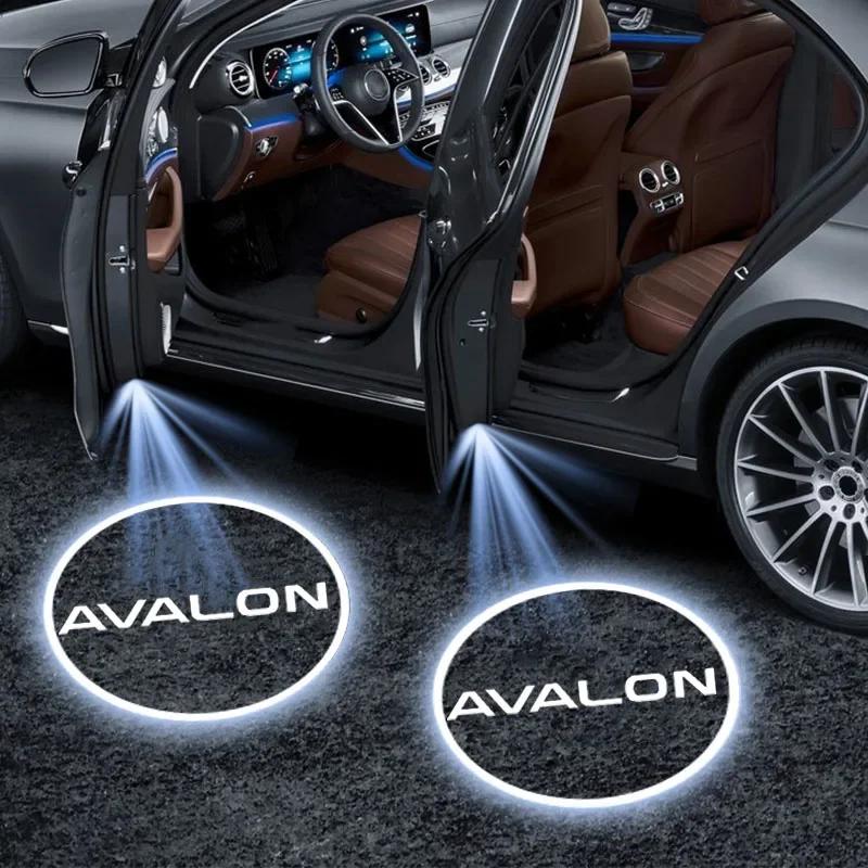Car Door Welcome LED Light Courtesy Projector Ghost Shadow Lamp for Toyota Avalon 2013 2014 2015 2016 2017 2018 2019 Accessories