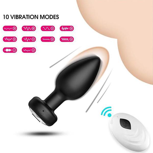 10 Modes Vibrator for Men Wireless Remote Control Silicone Vibradores Sex Toy for Women Adult 18