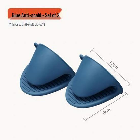 Three-Piece Anti-Scald Set: Bowl Holder, Non-Slip Glove, and Kitchen Bowl Clamp