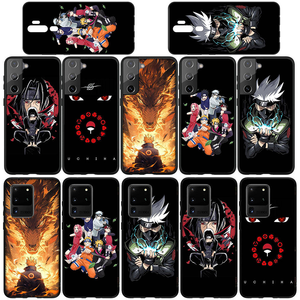Dla Samsung Galaxy S25 S24 S23 iPhone 17 16 15 Xiaomi Redmi Note 14 13 12 Plus Pro Max XR Etui na telefon Itachi Uchiha Akatsuki Naruto OPPO Huawei Pokrowiec