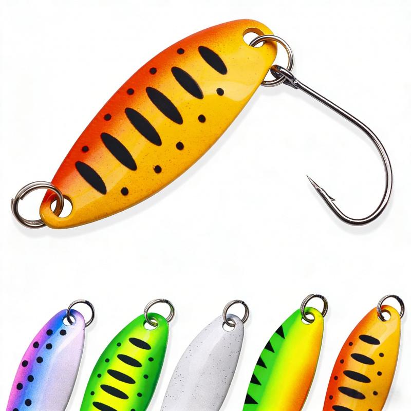 Lure Bait Set with Seed-Shaped Sequins3.6CM 2.5GSingle hook high-reflective lure for catching horsemouth bass and catfish