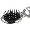 Mini Pocket Mirror with Comb Round Makeup Mirror Folding Air Bag Comb  Hair Styling Accessories