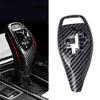 Car Gear Stick Shift Knob Handle Cover For BMW 1 2 3 4 5 6 7 Series F20 F21 F22 F23 F30 F31 X3 F25 X4 F26 LHD Auto Accessories