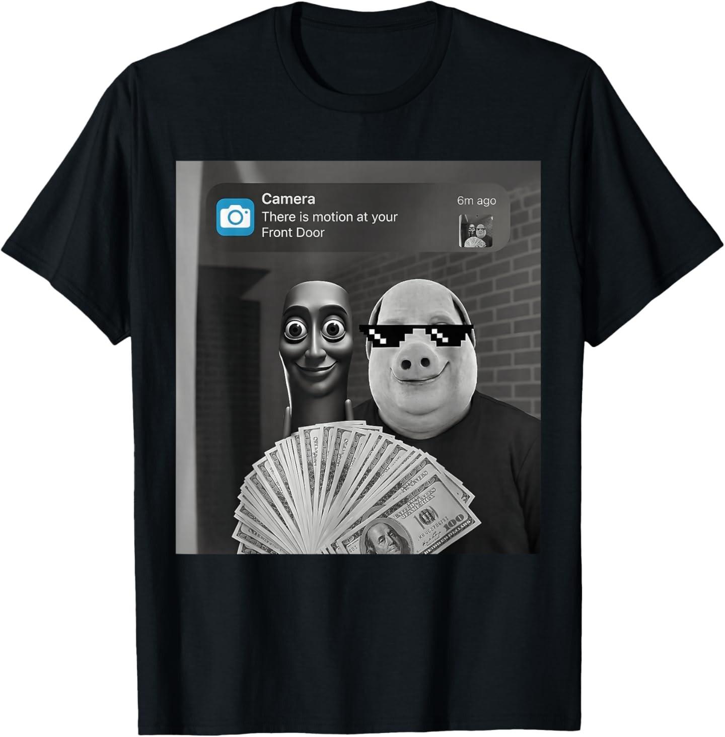 Tung Tung Tung Sahur John Pork Meme Brainrot Gifts T-Shirt S разноцветный