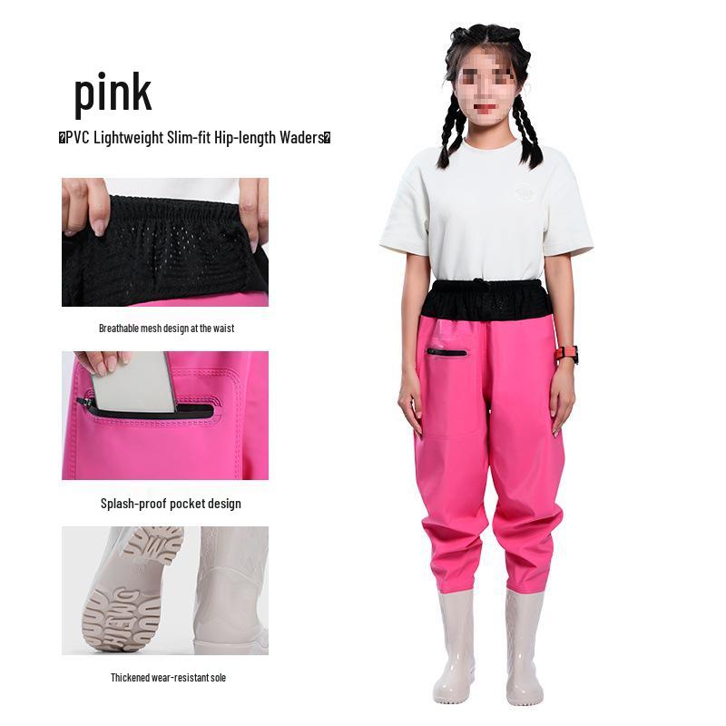 

Women s Waterproof Wading Pants and Shoes Set Size 36