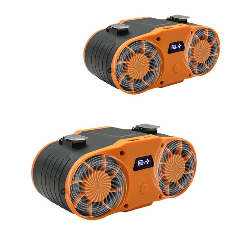 

Мини-вентилятор с креплением на талию с 4 скоростями, портативный охлаждающий вентилятор с креплением под рубашкой, персональный, без помощи рук