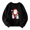 Christmas Day Girls Round Neck Pullovers For Kids Printed Baby Tops