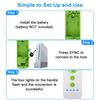 2 in 1 Wireless Remote Controller for Nunchuk Nintendo Wii Built-in Motion Plus Gamepad with Silicone Case Motion Sensor