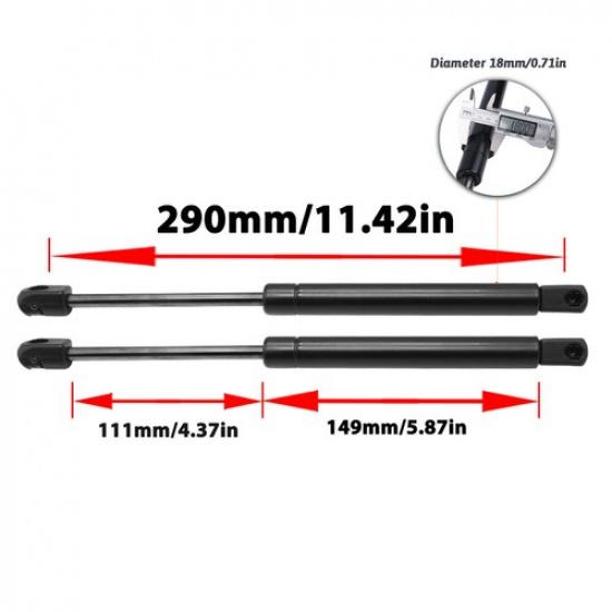 2Pcs Trunk Tailgate Lift Support Gas Shock Struts For Chrysler 300 Sedan 2009-10