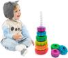 Montessori Rotating Rainbow Tower Baby Stacking Puzzle Toys Safety and Environmental Protection Colored Children's Toys Boy Girl