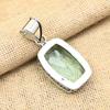 Aqua Apatite Gemstone Handmade 925 Sterling Silver Jewelry Pendant For Memorial Day