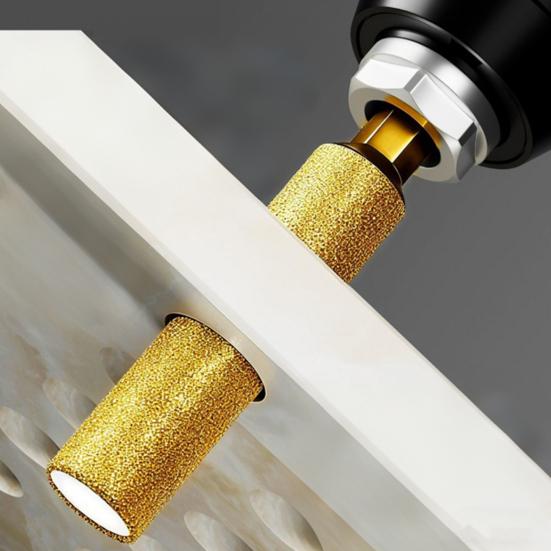 Diamond Tile Drill Bit Set with Cooling Wax Core Drilling Marble Granite Glass Concrete Anti-Slip Hex Shank Tile Drilling Tool