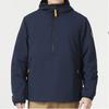 Timberland Solid Color Logo Outdoor Windproof Warm Hooded Cotton Jacket Men Jacket Blue A43MR-433